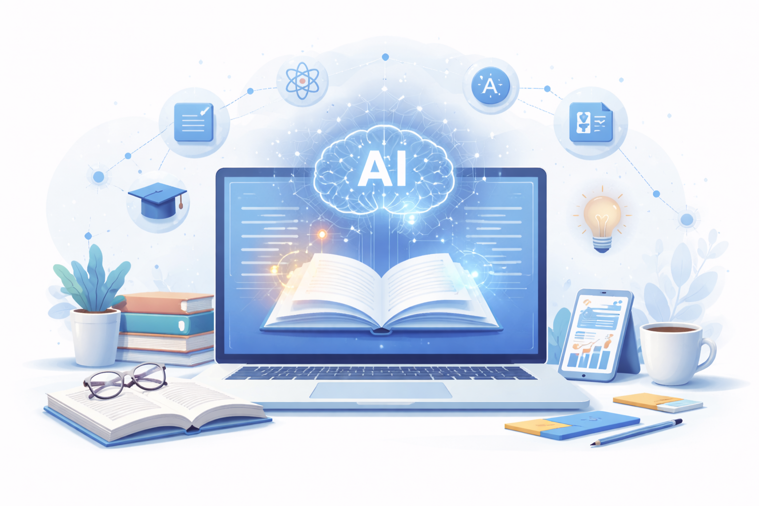 AI-supported learning workshop for students and educators.